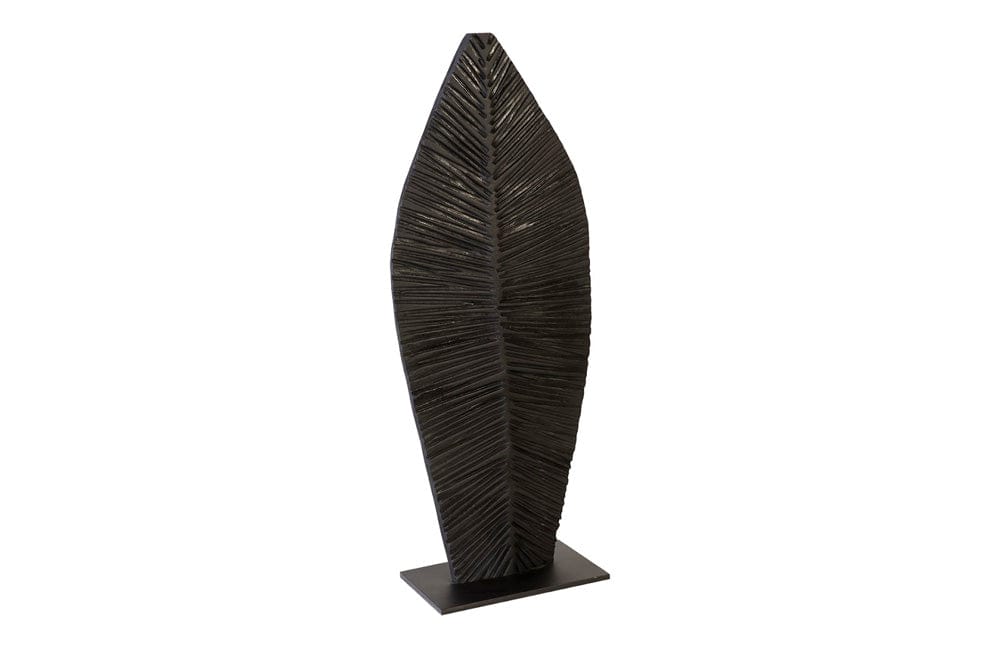 Phillips Collection - Carved Leaf on Stand, Burnt, SM - TH89173 view 1