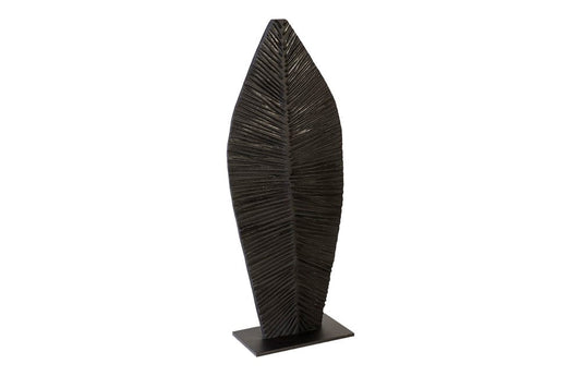 Phillips Collection - Carved Leaf on Stand, Burnt, SM - TH89173 view 1