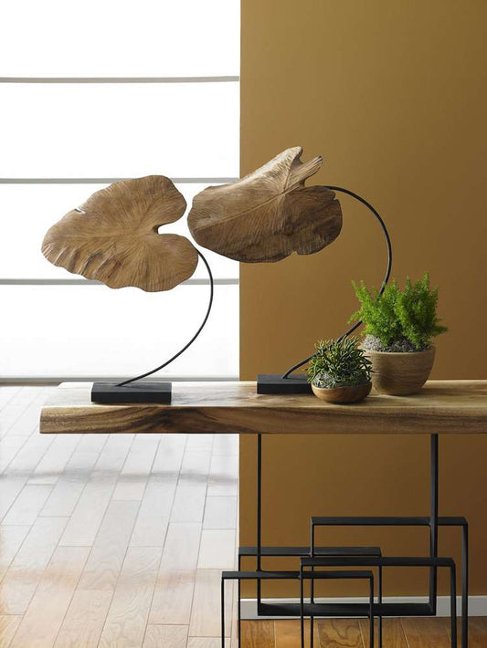 Phillips Collection - Carved Leaf Sculpture, SM - ID75187 veiw 2