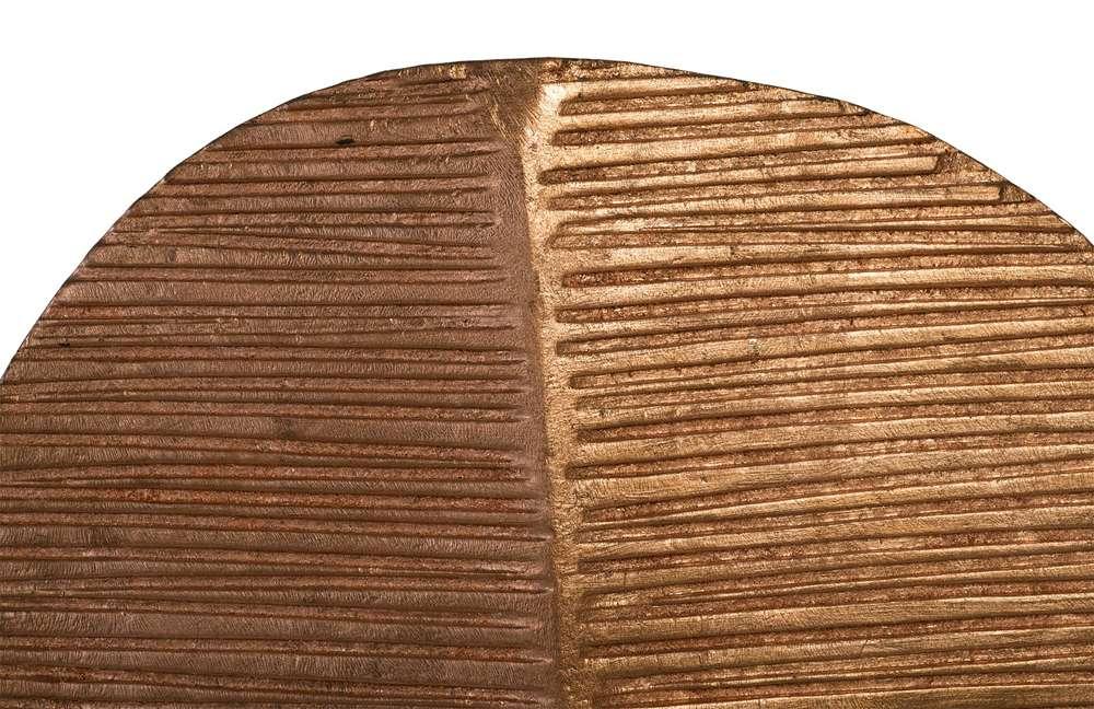 Phillips Collection - Carved Round Leaf on Metal Stand, LG - TH89179 veiw 2