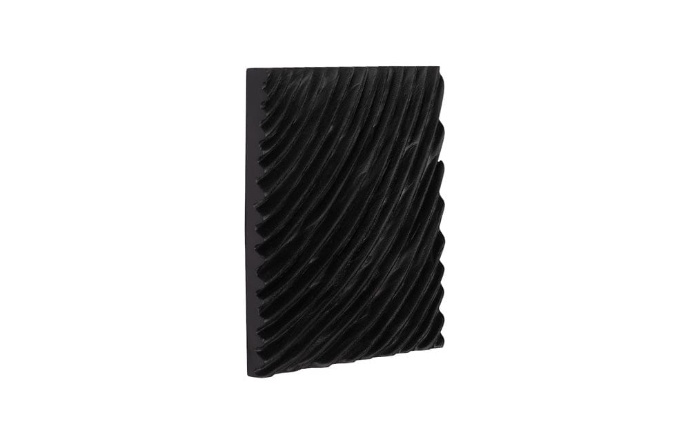 Phillips Collection - Carved Wall Tile, Black, Curve - TH115353 view 2