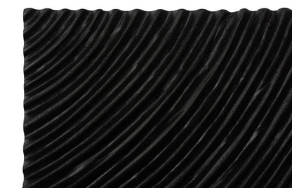 Phillips Collection - Carved Wall Tile, Black, Curve - TH115353 view 3
