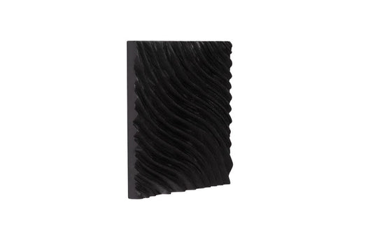 Phillips Collection - Carved Wall Tile, Black, Wave - TH115354 view 2