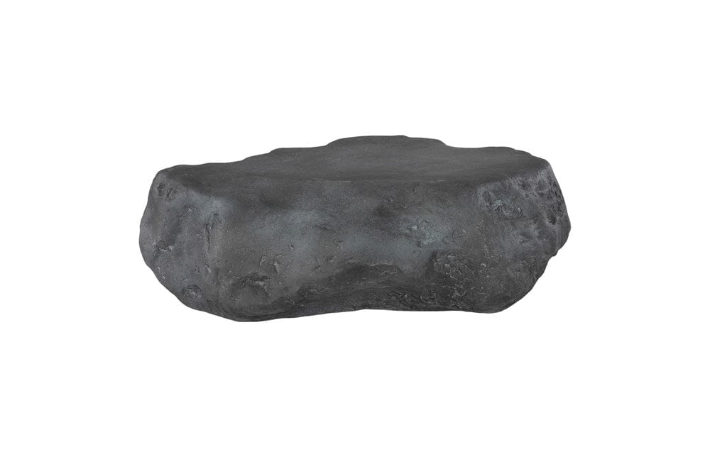 Phillips Collection - Cast Boulder Coffee Table, Charcoal Stone, Small - PH119406 view 1