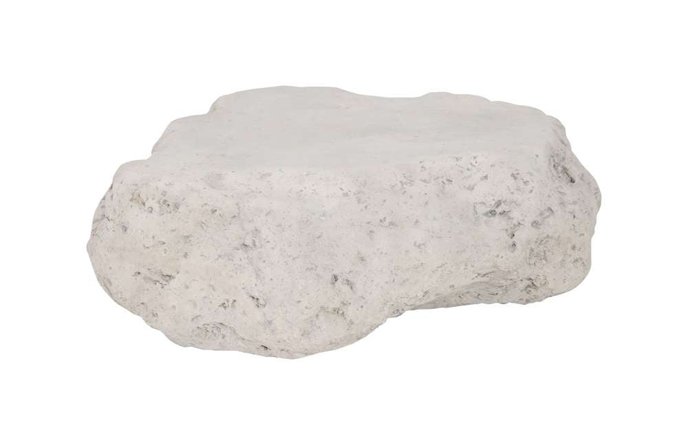 Phillips Collection - Cast Boulder Coffee Table, Roman Stone, SM - PH104327 veiw 4