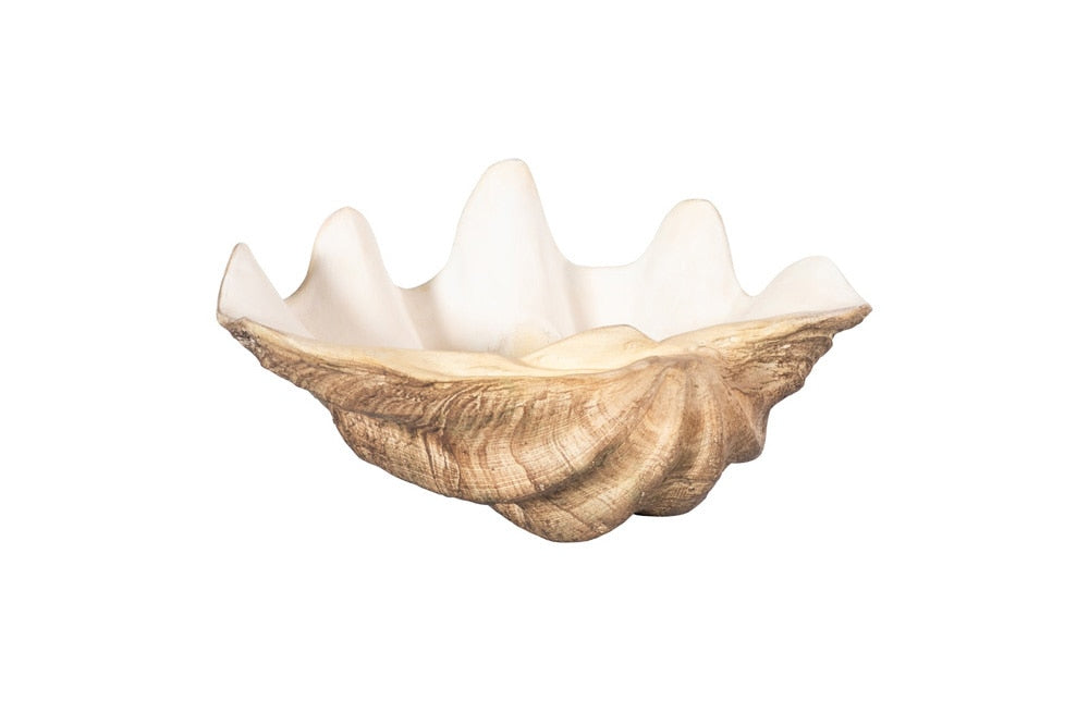 Phillips Shell Phillips Collection - Cast Clam Shell Bowl, Faux Finish, SM - PH115689 ...