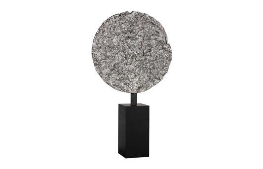 Phillips Collection - Cast Colossal Root On Stand Sculpture, Silver Leaf, KD - PH116155 veiw 1