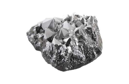 Phillips Collection - Cast Crystal Tabletop Accent, Liquid Silver, Large - PH103569 veiw 1