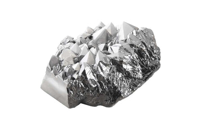 Phillips Collection - Cast Crystal Tabletop Accent, Liquid Silver, Large - PH103569 veiw 2