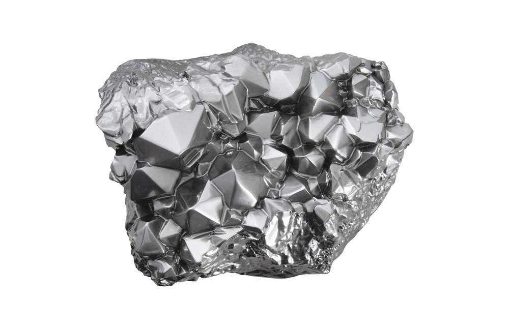 Phillips Collection - Cast Crystal Tabletop Accent, Liquid Silver, Large - PH103569 veiw 3