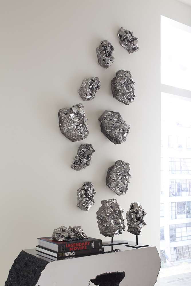 Phillips Collection - Cast Crystal Wall Art, Liquid Silver, LG - PH103571 veiw 4