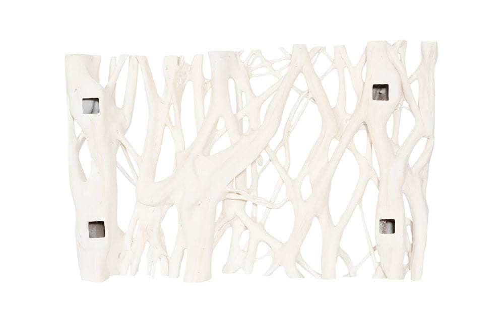 Phillips Collection - Cast Entwined Rectangular Wall Root, Faux Bleached - PH117290 view 3