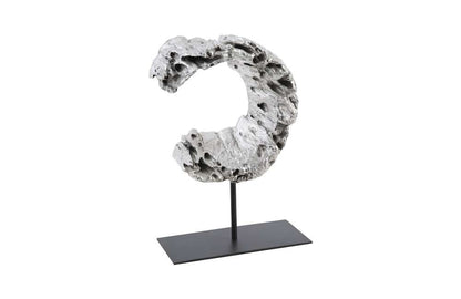 Phillips Collection - Cast Eroded Wood Circle on Stand - PH102832 veiw 1