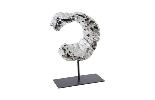 Phillips Collection - Cast Eroded Wood Circle on Stand - PH102832 veiw 1
