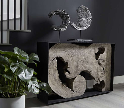 Phillips Collection - Cast Eroded Wood Circle on Stand - PH102832 veiw 4
