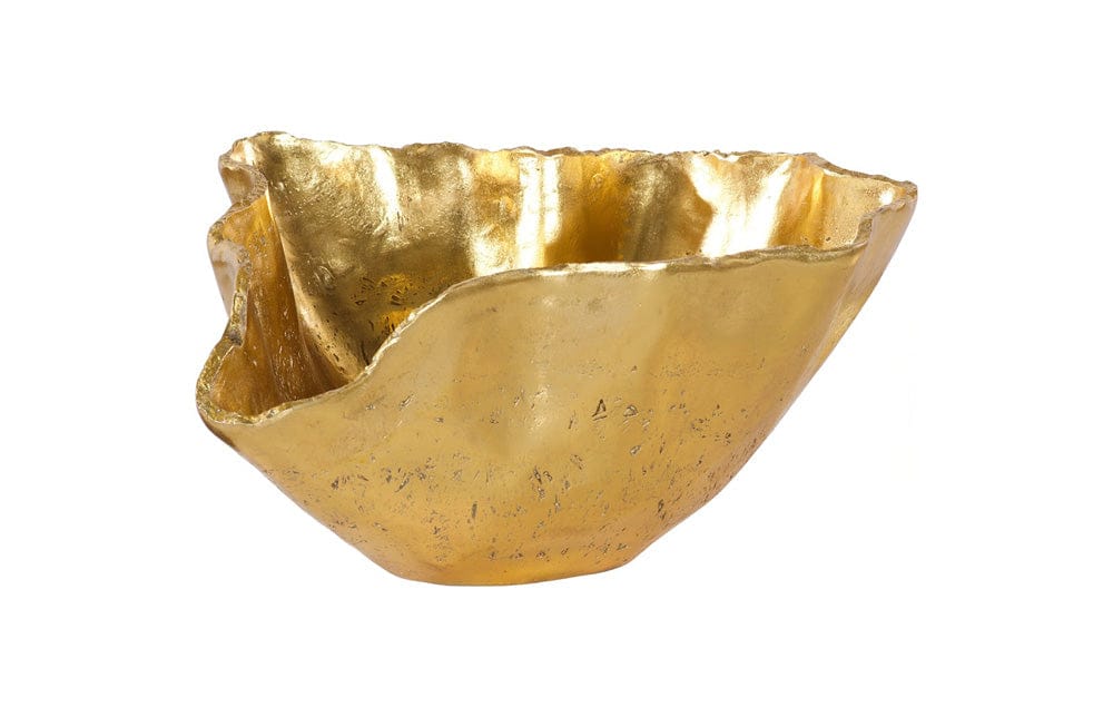Phillips Collection - Cast Onyx  Bowl, Gold Leaf, Large - PH119205 view 1