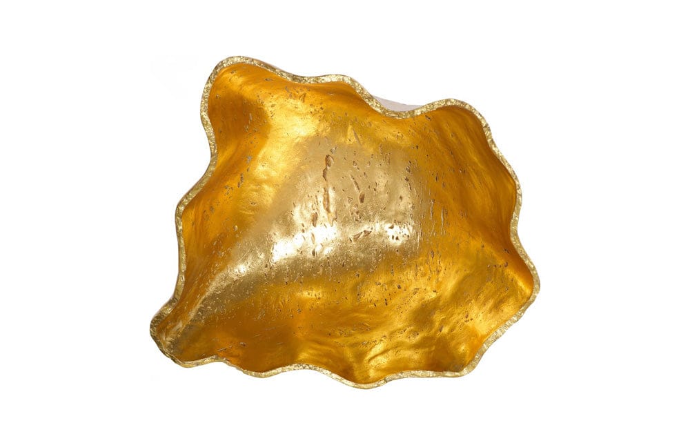 Phillips Collection - Cast Onyx  Bowl, Gold Leaf, Large - PH119205 view 2