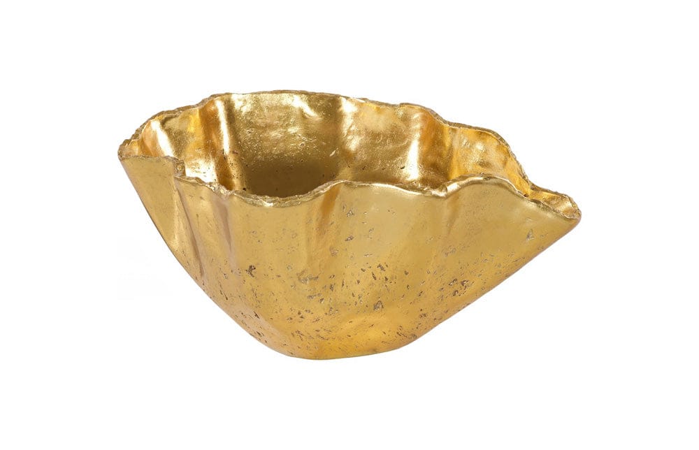 Phillips Collection - Cast Onyx  Bowl, Gold Leaf, Large - PH119205 view 3