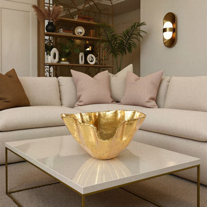 Phillips Collection - Cast Onyx  Bowl, Gold Leaf, Large - PH119205 view 5