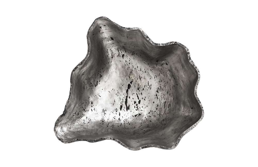 Phillips Collection - Cast Onyx Bowl, Silver Leaf, Large - PH103573 veiw 2