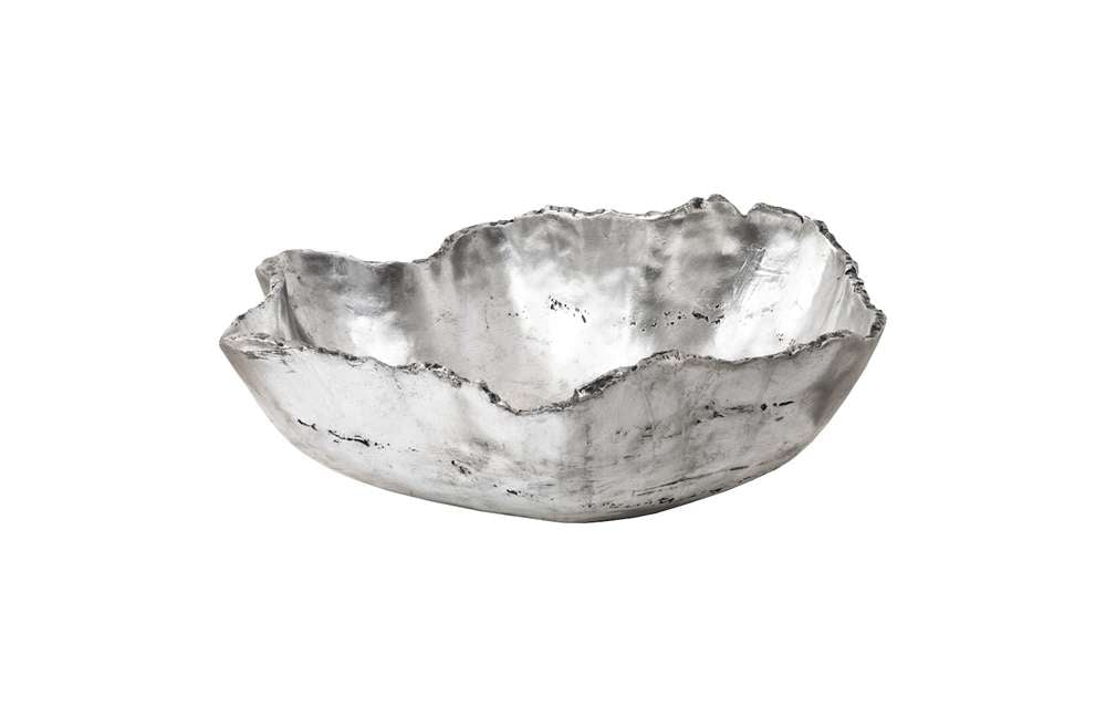 Phillips Collection - Cast Onyx Bowl, Silver Leaf, Small - PH103572 veiw 1