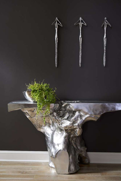 Phillips Collection - Cast Onyx Bowl, Silver Leaf, Small - PH103572 veiw 6