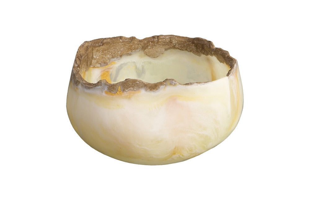 Phillips Collection - Cast Onyx Bowl, White Cloud - PH115103 veiw 1