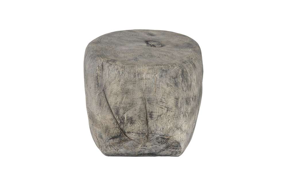 Phillips Collection - Cast Organic River Stone Coffee Table, Resin, Faux Gray Stone - PH102848 veiw 4