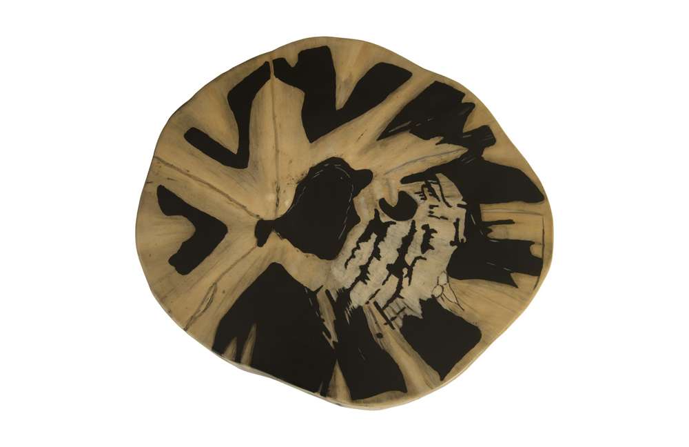 Phillips Collection - Cast Petrified Wood Stool, Resin - PH85494 veiw 2