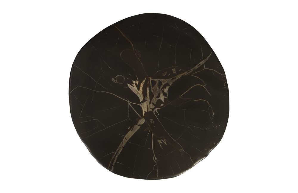 Phillips Collection - Cast Petrified Wood Stool, Resin - PH89728 veiw 2