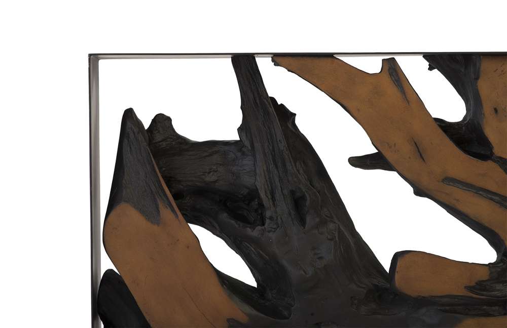 Phillips Collection - Cast Root Framed Console Table, Resin, Brown - PH86296 veiw 2
