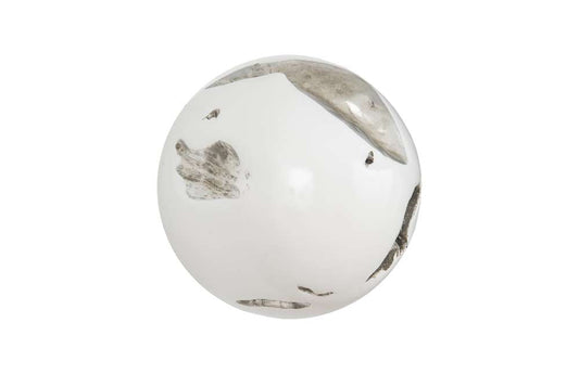 Phillips Collection - Cast Root Wall Ball, Resin, White, MD - PH65328 veiw 2