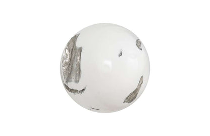 Phillips Collection - Cast Root Wall Ball, Resin, White, SM - PH65327 veiw 1