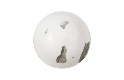 Phillips Collection - Cast Root Wall Ball, Resin, White, SM - PH65327 veiw 2