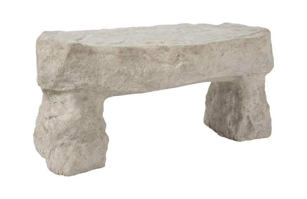 Phillips Collection - Cast Stone Bench, Roman Stone - PH102343 veiw 1