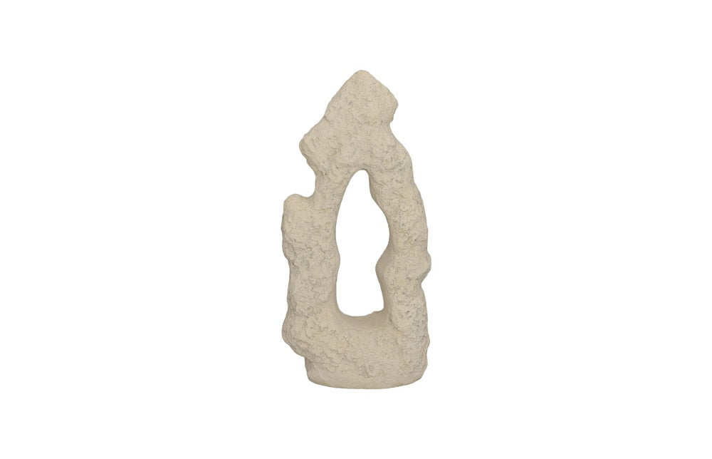Phillips Collection - Cast Stone Table Top Sculpture, Single Hole, Roman Stone - PH114740 veiw 1