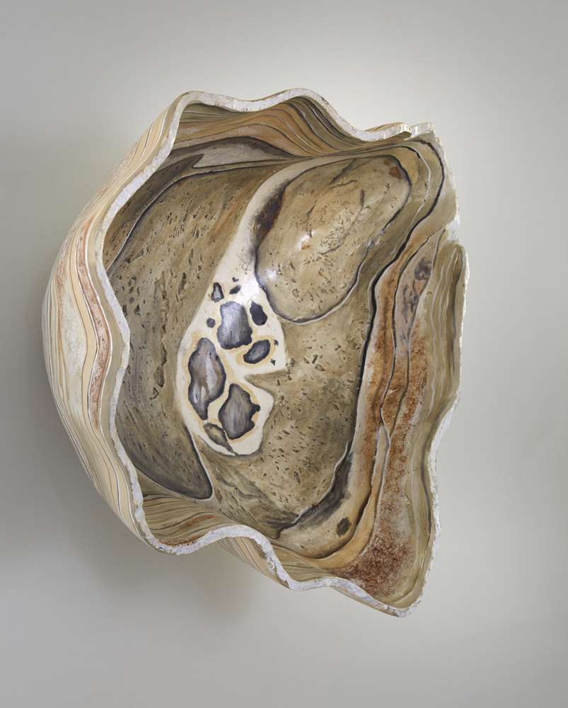Phillips Collection - Cast Wall Onyx Bowl, Faux Finish, LG - PH105279 veiw 6
