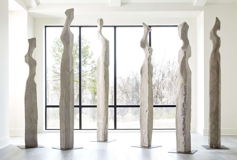 Phillips Collection - Cast Women Sculptures, B , Colossal, Roman Stone - PH103390 veiw 4