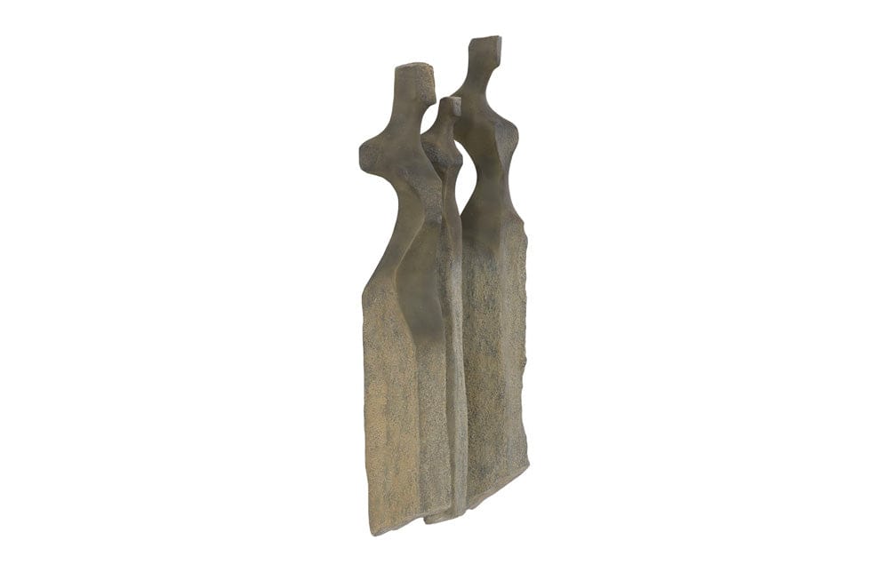 Phillips Collection - Cast Women Wall Art, Set of 3, Small, Splinter Stone Finish - PH117413 view 2