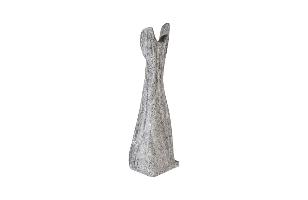 Phillips Collection - Cat Sculpture, Small, Chamcha Wood, Gray Stone Finish - TH97539 view 2