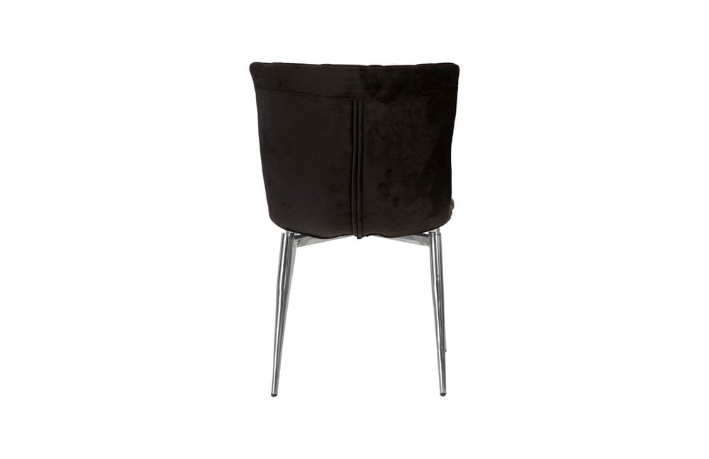 Phillips Collection - Cayman Dining Chair, Black, Stainless Steel Legs - PH96681 view 3