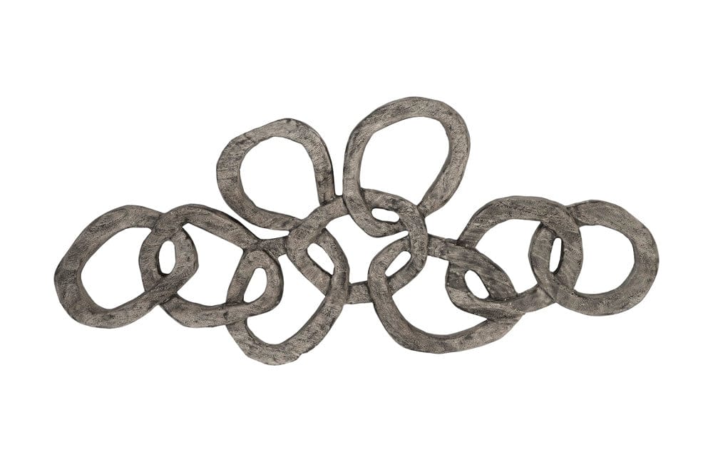 Phillips Collection - Chain Wall art, Chamcha Wood, Gray Stone Finish - TH94577 view 1