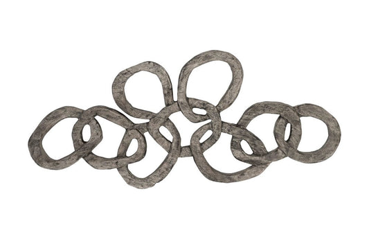 Phillips Collection - Chain Wall art, Chamcha Wood, Gray Stone Finish - TH94577 view 1