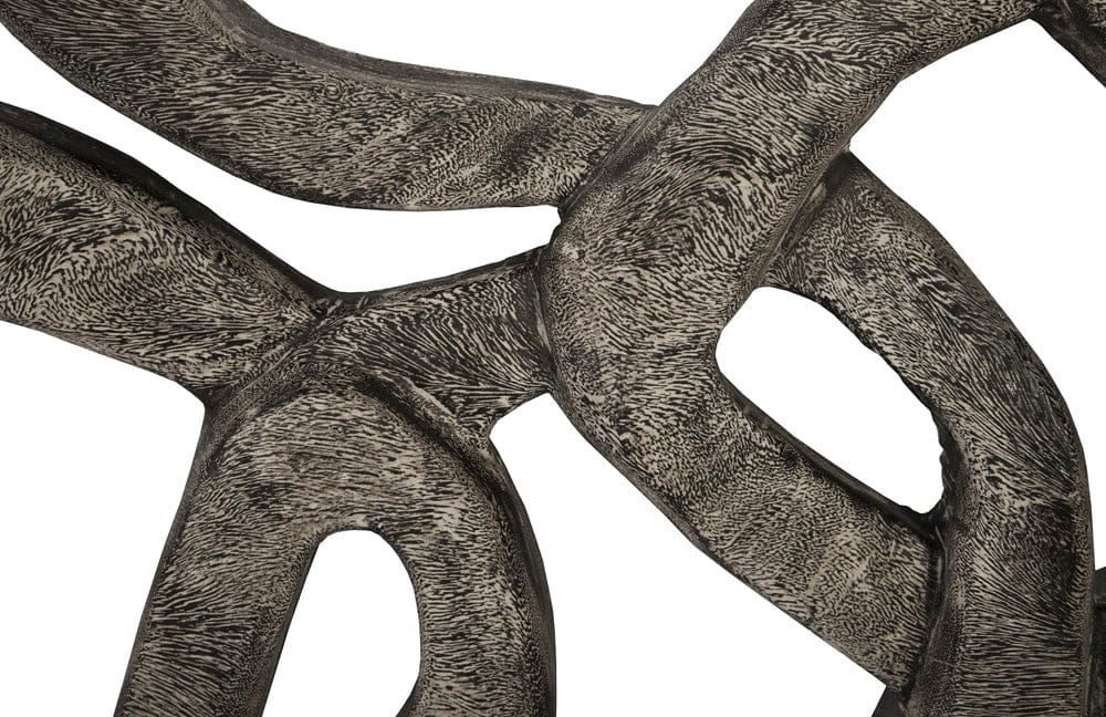 Phillips Collection - Chain Wall art, Chamcha Wood, Gray Stone Finish - TH94577 view 3