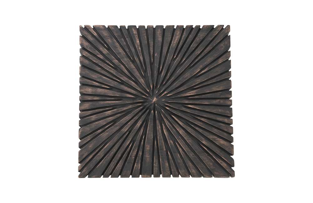 Phillips Collection - Chainsaw Side Table, Burnt Black, Black Iron Cross Base - TH103561 veiw 2