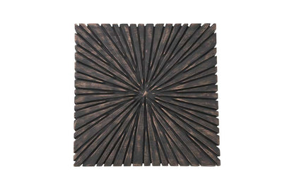 Phillips Collection - Chainsaw Side Table, Burnt Black, Black Iron Cross Base - TH103561 veiw 2