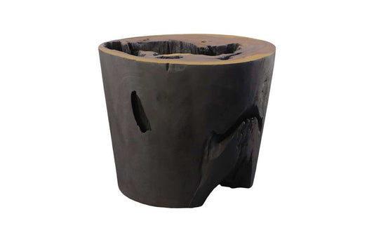 Phillips Collection - Chamcha Wood Side Table, Burnt Edge - TH84093 veiw 1