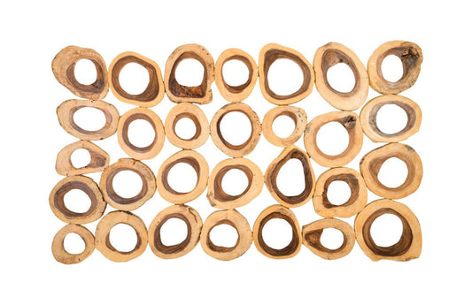 Phillips Collection - Chuleta Rings Wall Art, Chamcha Wood, Rectangular - TH72023 view 1