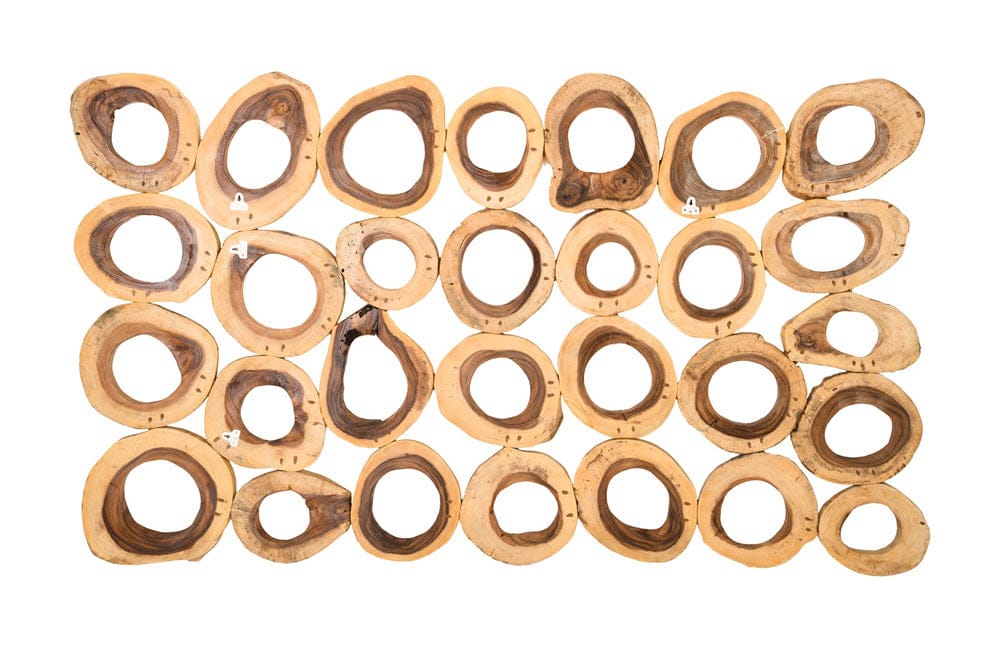 Phillips Collection - Chuleta Rings Wall Art, Chamcha Wood, Rectangular - TH72023 view 4