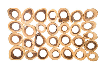 Phillips Collection - Chuleta Rings Wall Art, Chamcha Wood, Rectangular - TH72023 view 4